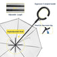 Dog Umbrella, Clear Pet Umbrella Flexible Handle Umbrella for Dog with Rope for Small Pets